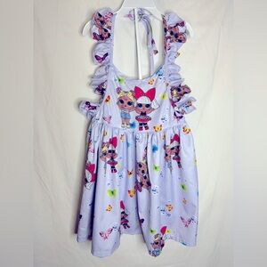 LOL girls Dress with Ruffle Straps